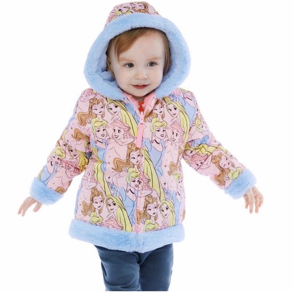 Disney Princess Kids Reversible Jacket for Girls size